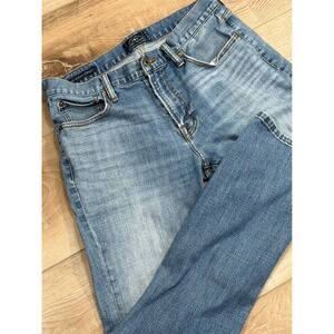 Lucky Brand 221 Original Straight Jeans Mens 32W 32L Medium Wash Denim